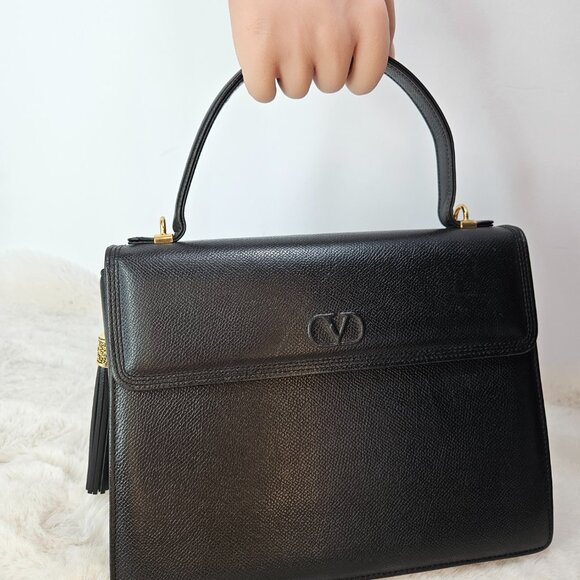 Valentino Garavani VLTN Black Kelly 2 Way Bag - Picture 5 of 16